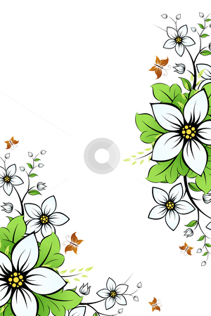 To use this stock image in your creative project, please select the size you need over to the right and click the "Add to Cart" button.
Your downloaded image will come with the Cutcaster watermark removed so don’t worry about the watermark you see on this page. Flower frame stock photo, Flower frame with leaves and butterfly for your design by Vadym Nechyporenko