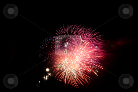 Fireworks Fireworks stock photo, Fireworks Finale of Celebrate America patriotic festival at Shoreline Amphitheatre in Mountain View by Mariusz Jurgielewicz