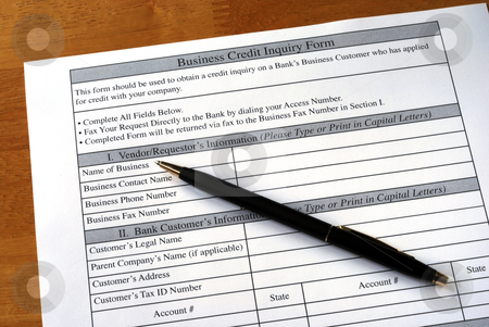 Make the business credit inquiry from the bank Make the business credit inquiry from the bank stock photo, Make the business credit inquiry from the bank by johnkwan