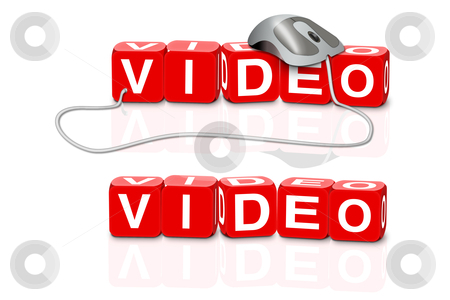 To use this stock image in your creative project, please select the size you need over to the right and click the "Add to Cart" button.
Your downloaded image will come with the Cutcaster watermark removed so don’t worry about the watermark you see on this page. Video download stock photo, red dices spelling the word video with or without mouse by Dirk Ercken