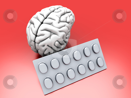 To use this stock image in your creative project, please select the size you need over to the right and click the "Add to Cart" button.
Your downloaded image will come with the Cutcaster watermark removed so don’t worry about the watermark you see on this page. Brain Pills stock photo, Some pills for the Brain. Symbolic for Drugs, Psychopharmaceuticals, Nootropics and other Medications. 3d rendered Illustration. by Michael Osterrieder