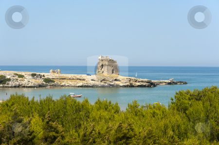 The coast of Gargano (Puglia, Italy) at summer The coast of Gargano (Puglia, Italy) at summer stock photo, The coast of Gargano (Puglia, Italy) at summer by clodio