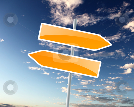 To use this stock image in your creative project, please select the size you need over to the right and click the "Add to Cart" button.
Your downloaded image will come with the Cutcaster watermark removed so don’t worry about the watermark you see on this page. Two road signs stock photo, two road signs against blue skies on the background by Sergey Nivens