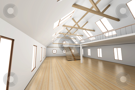 Architecture interior Architecture interior stock photo, Architecture interior visualisation. 3D rendered Illustration. by Michael Osterrieder