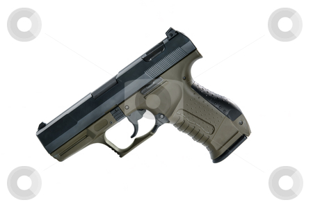 To use this stock image in your creative project, please select the size you need over to the right and click the "Add to Cart" button.
Your downloaded image will come with the Cutcaster watermark removed so don’t worry about the watermark you see on this page. 9mm handgun stock photo, Image of a9mm handgun on a white background by Greg Blomberg