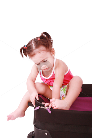 To use this stock image in your creative project, please select the size you need over to the right and click the "Add to Cart" button.
Your downloaded image will come with the Cutcaster watermark removed so don’t worry about the watermark you see on this page. Little girl in a suitcase. Isolated on a white background stock photo, Little girl in a suitcase. Isolated on a white background by dacasdo