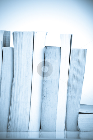 Retro Books Retro Books stock photo, Several old books isolated on white background by elemery