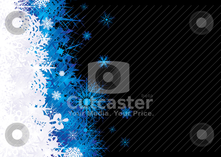 To use this stock image in your creative project, please select the size you need over to the right and click the "Add to Cart" button.
Your downloaded image will come with the Cutcaster watermark removed so don’t worry about the watermark you see on this page. Snowflake pile blue stock vector clipart, Christmas snow flake inspired background in blaue and black by Michael Travers