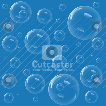 To use this stock image in your creative project, please select the size you need over to the right and click the "Add to Cart" button.
Your downloaded image will come with the Cutcaster watermark removed so don’t worry about the watermark you see on this page. Bubbles stock vector clipart, Blue bubbles background, vector illustration by Laurent Renault