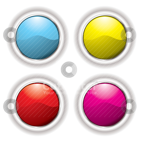 To use this stock image in your creative project, please select the size you need over to the right and click the "Add to Cart" button.
Your downloaded image will come with the Cutcaster watermark removed so don’t worry about the watermark you see on this page. White bevel button stock vector clipart, Collection of four buttons with white bevel and drop shadow by Michael Travers