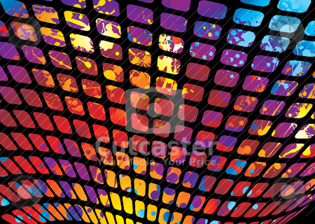 To use this stock image in your creative project, please select the size you need over to the right and click the "Add to Cart" button.
Your downloaded image will come with the Cutcaster watermark removed so don’t worry about the watermark you see on this page. Splat mesh stock vector clipart, Abstract rainbow ink splat background with wave mesh by Michael Travers