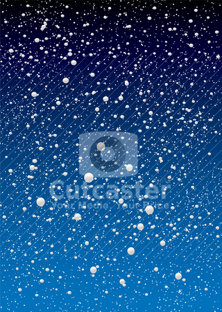 Snowflake sky Snowflake sky stock vector clipart, Christmas snow flake sky background with blue gradient by Michael Travers