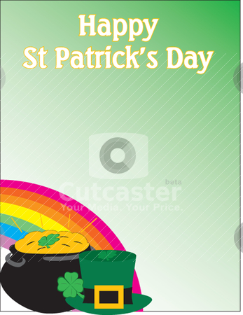 To use this stock image in your creative project, please select the size you need over to the right and click the "Add to Cart" button.
Your downloaded image will come with the Cutcaster watermark removed so don’t worry about the watermark you see on this page. Happy St-Patrick themed background stock vector clipart, Happy St-Patrick themed background Illustration in vector by Patrick Guenette