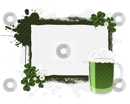To use this stock image in your creative project, please select the size you need over to the right and click the "Add to Cart" button.
Your downloaded image will come with the Cutcaster watermark removed so don’t worry about the watermark you see on this page. St. Patrick's banner stock vector clipart, St. Patrick's green beer and clovers, banner by Richard Laschon