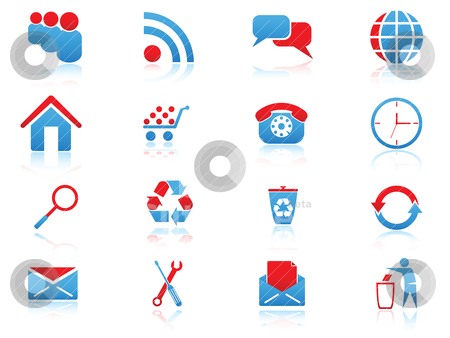 To use this stock image in your creative project, please select the size you need over to the right and click the "Add to Cart" button.
Your downloaded image will come with the Cutcaster watermark removed so don’t worry about the watermark you see on this page. Web icons stock vector clipart, Set of vector icons for web design by Vladimir Gladcov