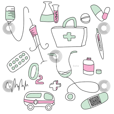 To use this stock image in your creative project, please select the size you need over to the right and click the "Add to Cart" button.
Your downloaded image will come with the Cutcaster watermark removed so don’t worry about the watermark you see on this page. Collection of medical signs stock vector clipart, vector collection of medical signs by SelenaMay