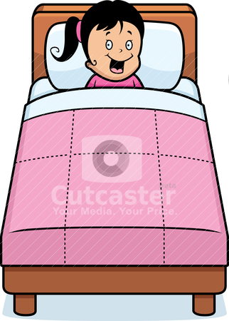 To use this stock image in your creative project, please select the size you need over to the right and click the "Add to Cart" button.
Your downloaded image will come with the Cutcaster watermark removed so don’t worry about the watermark you see on this page. Girl Bedtime stock vector clipart, A happy cartoon girl ready for bedtime. by cthoman