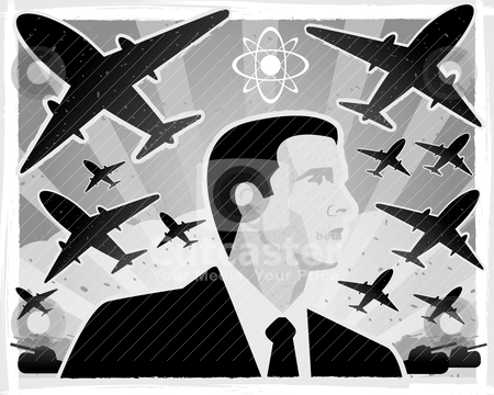 To use this stock image in your creative project, please select the size you need over to the right and click the "Add to Cart" button.
Your downloaded image will come with the Cutcaster watermark removed so don’t worry about the watermark you see on this page. War stock vector clipart, A black and white illustration with a war theme. by cthoman