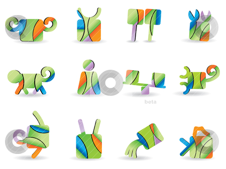 To use this stock image in your creative project, please select the size you need over to the right and click the "Add to Cart" button.
Your downloaded image will come with the Cutcaster watermark removed so don’t worry about the watermark you see on this page. Set for a horoscope icons stock vector clipart, Set for a horoscope icons - vector icon set by Stoyan Haytov