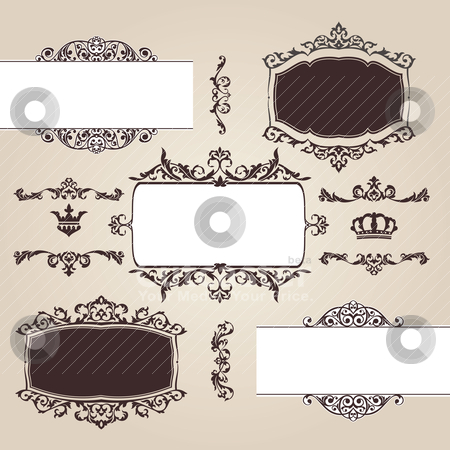 Vintage Design Wallpaper on Vintage Design Elements Stock Vector Clipart Set Of Vector Floral Vintage Design Wallpaper on Vintage Design Elements Stock Vector Clipart Set Of Vector Floral