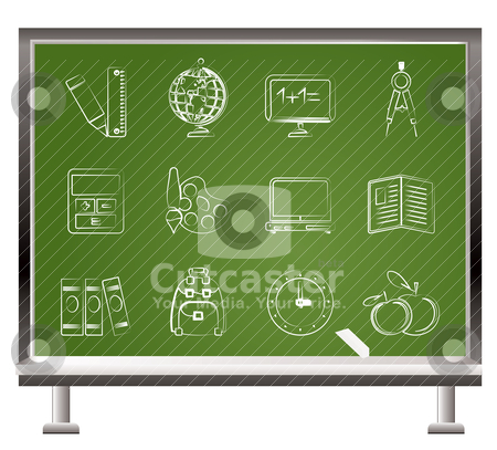 Painted with chalk School and education icons Painted with chalk School and education icons stock vector clipart, painted with chalk School and education icons - vector icon set by Stoyan Haytov