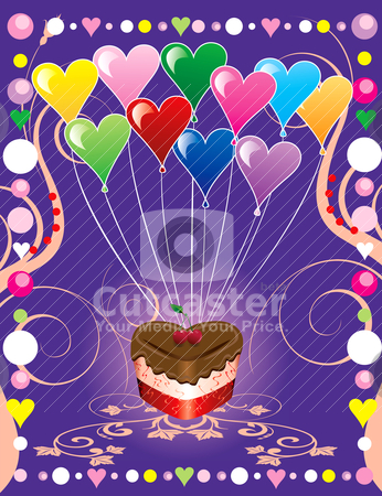 To use this stock image in your creative project, please select the size you need over to the right and click the "Add to Cart" button.
Your downloaded image will come with the Cutcaster watermark removed so don’t worry about the watermark you see on this page. Love Party Cover stock vector clipart, Vector Illustration can be used as a book cover, card or anything you choose. There is room for your text. by Basheera Hassanali