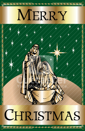 To use this stock image in your creative project, please select the size you need over to the right and click the "Add to Cart" button.
Your downloaded image will come with the Cutcaster watermark removed so don’t worry about the watermark you see on this page. Merry Christmas Green Nativity stock vector clipart, Vector Illustration of a Merry Christmas Green Nativity. by Basheera Hassanali