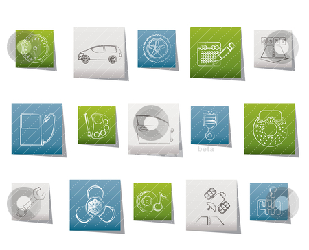 To use this stock image in your creative project, please select the size you need over to the right and click the "Add to Cart" button.
Your downloaded image will come with the Cutcaster watermark removed so don’t worry about the watermark you see on this page. Car parts, services and characteristics icons stock vector clipart, car parts, services and characteristics icons - vector icon set by Stoyan Haytov