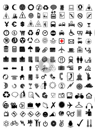 To use this stock image in your creative project, please select the size you need over to the right and click the "Add to Cart" button.
Your downloaded image will come with the Cutcaster watermark removed so don’t worry about the watermark you see on this page. Vector icons stock vector clipart, vector icons by zabiamedve