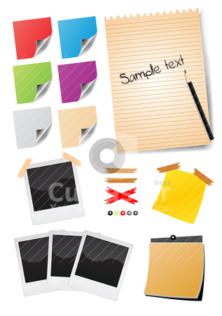 To use this stock image in your creative project, please select the size you need over to the right and click the "Add to Cart" button.
Your downloaded image will come with the Cutcaster watermark removed so don’t worry about the watermark you see on this page. Photo frames and empty notes stock vector clipart, photo frames and empty notes by zabiamedve