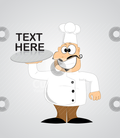 Cartoon chef Cartoon chef stock vector clipart, Cartoon chef by zabiamedve
