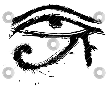 To use this stock image in your creative project, please select the size you need over to the right and click the "Add to Cart" button.
Your downloaded image will come with the Cutcaster watermark removed so don’t worry about the watermark you see on this page. Eye of Horus stock vector clipart, Egyptians religion symbol created in grunge style by Oxygen64