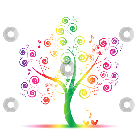 Music Notes Tree