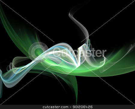 To use this stock image in your creative project, please select the size you need over to the right and click the "Add to Cart" button.
Your downloaded image will come with the Cutcaster watermark removed so don’t worry about the watermark you see on this page. Wavy design stock photo, Computer-generated fractal of a wavy smoke element for your design. White-green gradient on black by Natalia Macheda