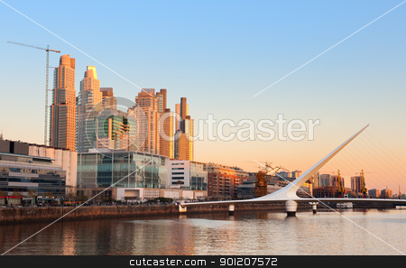 To use this stock image in your creative project, please select the size you need over to the right and click the "Add to Cart" button.
Your downloaded image will come with the Cutcaster watermark removed so don’t worry about the watermark you see on this page. Puerto Madero, Buenos Aires, Argentina. stock photo, Puerto Madero neighbourhood, Skyline, Buenos Aires, Argentina. by Pablo Caridad