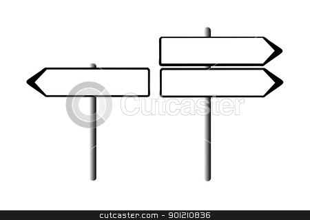 To use this stock image in your creative project, please select the size you need over to the right and click the "Add to Cart" button.
Your downloaded image will come with the Cutcaster watermark removed so don’t worry about the watermark you see on this page. Blank road signs stock photo, Blank directional road signs with copy space; isolated on white background. by Martin Crowdy
