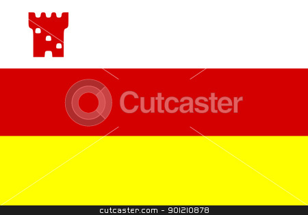 To use this stock image in your creative project, please select the size you need over to the right and click the "Add to Cart" button.
Your downloaded image will come with the Cutcaster watermark removed so don’t worry about the watermark you see on this page. Santa Barbara flag stock photo, City flag of San Franciso in California, in the U.S.A. by Martin Crowdy