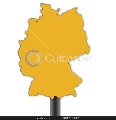 To use this stock image in your creative project, please select the size you need over to the right and click the "Add to Cart" button.
Your downloaded image will come with the Cutcaster watermark removed so don’t worry about the watermark you see on this page. Germany map road sign stock photo, Germany map road sign isolated on a white background. by Martin Crowdy