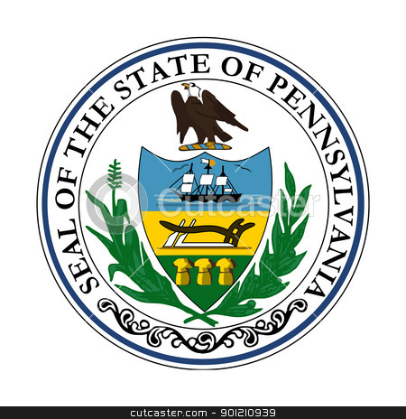 To use this stock image in your creative project, please select the size you need over to the right and click the "Add to Cart" button.
Your downloaded image will come with the Cutcaster watermark removed so don’t worry about the watermark you see on this page. Pennsylvania state seal stock photo, Seal of American state of Pennsylvania; isolated on whiite background.S by Martin Crowdy