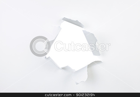 To use this stock image in your creative project, please select the size you need over to the right and click the "Add to Cart" button.
Your downloaded image will come with the Cutcaster watermark removed so don’t worry about the watermark you see on this page. Hole in paper stock photo, Paper with ripped hole and torn edges over white by Elena Elisseeva