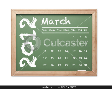 To use this stock image in your creative project, please select the size you need over to the right and click the "Add to Cart" button.
Your downloaded image will come with the Cutcaster watermark removed so don’t worry about the watermark you see on this page. March 2012 Calendar on Green Chalkboard stock photo, Month of March 2012 Calendar on Green Chalkboard Over White Background. by Andy Dean