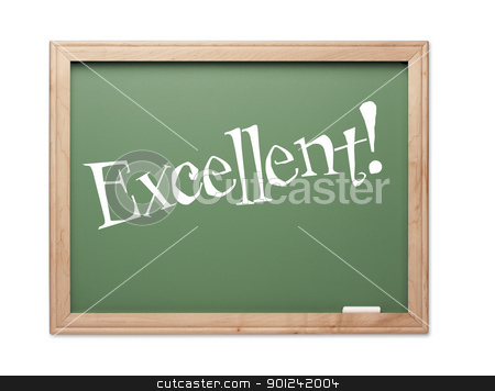 To use this stock image in your creative project, please select the size you need over to the right and click the "Add to Cart" button.
Your downloaded image will come with the Cutcaster watermark removed so don’t worry about the watermark you see on this page. Excellent! Green Chalk Board Kudos Series stock photo, Excellent! Green Chalk Board Kudos Series on a White Background. by Andy Dean