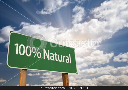 To use this stock image in your creative project, please select the size you need over to the right and click the "Add to Cart" button.
Your downloaded image will come with the Cutcaster watermark removed so don’t worry about the watermark you see on this page. 100% Natural Green Road Sign stock photo, 100% Natural Green Road Sign Against Dramatic Clouds, Sky and Sun Rays. by Andy Dean