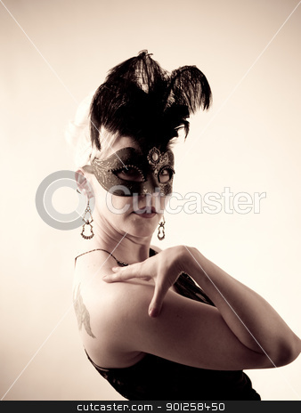 To use this stock image in your creative project, please select the size you need over to the right and click the "Add to Cart" button.
Your downloaded image will come with the Cutcaster watermark removed so don’t worry about the watermark you see on this page. Carnival Mask stock photo, Beautiful woman by Cora Reed