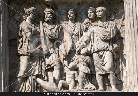 To use this stock image in your creative project, please select the size you need over to the right and click the "Add to Cart" button.
Your downloaded image will come with the Cutcaster watermark removed so don’t worry about the watermark you see on this page. Benevento (Campania, Italy): Roman arch known as Arco di Traiano stock photo, Benevento (Campania, Italy) - Arch known as Arco di Traiano by clodio