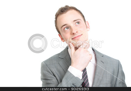 To use this stock image in your creative project, please select the size you need over to the right and click the "Add to Cart" button.
Your downloaded image will come with the Cutcaster watermark removed so don’t worry about the watermark you see on this page. Business man contemplating stock photo, Business man contemplating by Lasse Kristensen@gmail.com