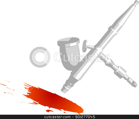 To use this stock image in your creative project, please select the size you need over to the right and click the "Add to Cart" button.
Your downloaded image will come with the Cutcaster watermark removed so don’t worry about the watermark you see on this page. Image of airbrush stock vector clipart, an illustration of an airbrush painting. by Christos Georghiou