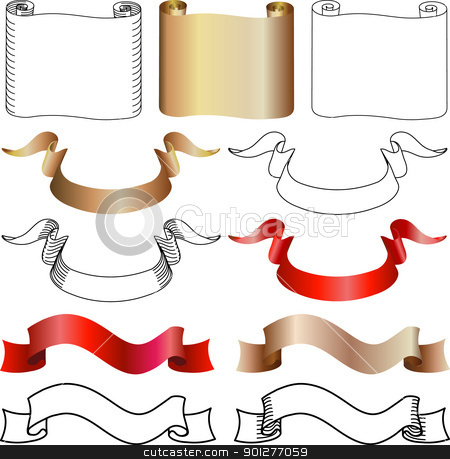 To use this stock image in your creative project, please select the size you need over to the right and click the "Add to Cart" button.
Your downloaded image will come with the Cutcaster watermark removed so don’t worry about the watermark you see on this page. Scroll, banner, and flag design elements stock vector clipart, Scroll, banner, and flag design elements, several alternatives. by Christos Georghiou