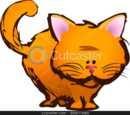 To use this stock image in your creative project, please select the size you need over to the right and click the "Add to Cart" button.
Your downloaded image will come with the Cutcaster watermark removed so don’t worry about the watermark you see on this page. cute cat illustration stock vector clipart, A cute kitty cat by Christos Georghiou