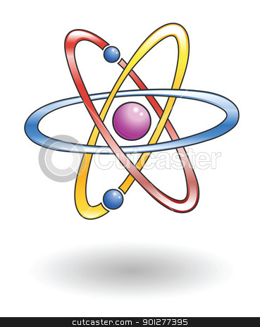 To use this stock image in your creative project, please select the size you need over to the right and click the "Add to Cart" button.
Your downloaded image will come with the Cutcaster watermark removed so don’t worry about the watermark you see on this page. atom Illustration stock vector clipart, Illustration of an atom by Christos Georghiou